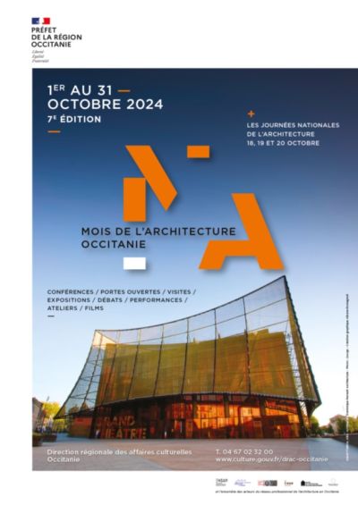 Affiche du Mois de l'Architecture 2024